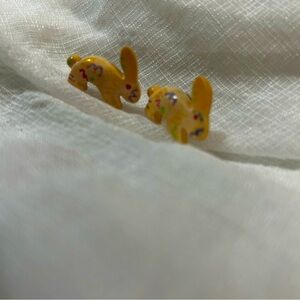 Vintage Avon Bunny Children’s Pierced Earrings